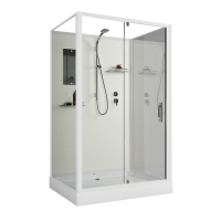Душевая кабина  Niagara Standart ST100/80/15Q/BK без крыши