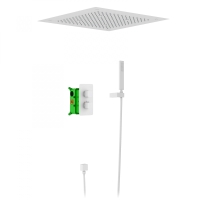 Душевая система Timo Petruma SX-5029/16SM скрытого монтажа с термостатом, белый матовый