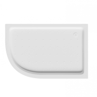 Душевой поддон ABBER AD3E100 R 100х90 асимметричный, акриловый, белый