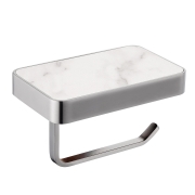 Бумагодержатель с полкой для телефона ABBER Westen AA1730SP сатин