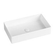 Раковина накладная ABBER Rechteck AC2220MW белая матовая