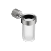 Стакан для зубных щеток с держателем ABBER Pol 316 AA1961BST брашированная сталь