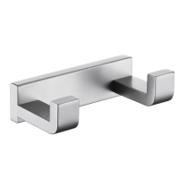 Крючок двойной ABBER Westen AA1750SP сатин