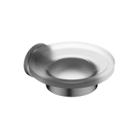 Мыльница с держателем ABBER Pol 316 AA1958BGG брашированная оружейная сталь