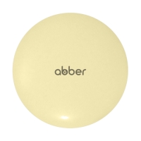 Накладка на слив для раковины ABBER AC0014MY желтая матовая, керамика