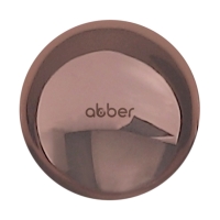 Накладка на слив для раковины ABBER AC0014RG розовое золото, керамика