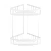 Полка угловая двойная Timo Saona 13082/16 белый матовый