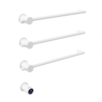 Полотенцесушитель электрический ABBER Charme AH4003МW белый матовый