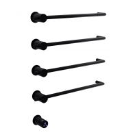 Полотенцесушитель электрический ABBER Charme AH4004МB черный матовый