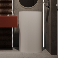 Раковина отдельностоящая ABBER Stein AS2559 белая матовая