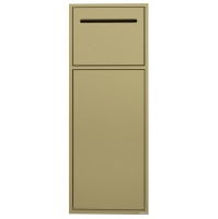 Скрытая настенная ниша из нержавеющей стали ABBER Nischen AN3008G, золото матовое