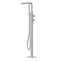 Смеситель ABBER Emotion 316 AF8815BST отдельностоящий для ванны, брашированная сталь