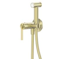 Смеситель ABBER Perfekte 316 AF8A25BG с гигиеническим душем, брашированное светлое золото