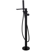 Смеситель ABBER Rund AF8715B напольный, черный матовый