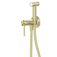 Смеситель ABBER Wasser Kreis 316 AF8125BG с гигиеническим душем, брашированное светлое золото