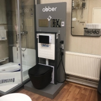 Стенд ABBER для 1 унитаза и 1 инсталляции 1800*700*500 мм