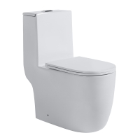 Унитаз ABBER Bequem AC1137T моноблок белый, безободковый, смыв торнадо