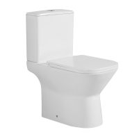 Унитаз ABBER Rechteck AC1221 компакт белый, безободковый, смыв торнадо