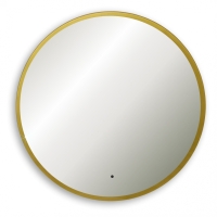 Зеркало ABBER Mond AG6204SCG-0.77 с подсветкой, бесконтактный выключатель, диммер, золото
