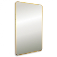 Зеркало ABBER See AG6112SCG с подсветкой, бесконтактный выключатель, диммер, золото