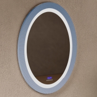 Зеркало для ванной ABBER Stein AS6601Blau с подсветкой