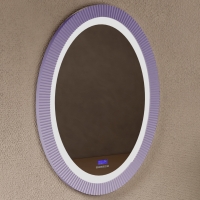 Зеркало для ванной ABBER Stein AS6601Violett с подсветкой